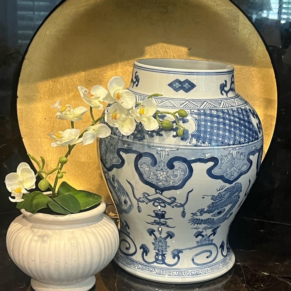 Classic Blue and White Porcelain Vase